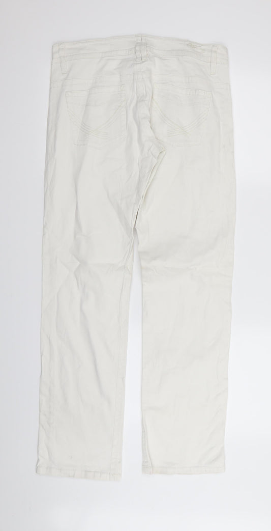 QS Womens White Skinny Jeans Size 30 in L31 in