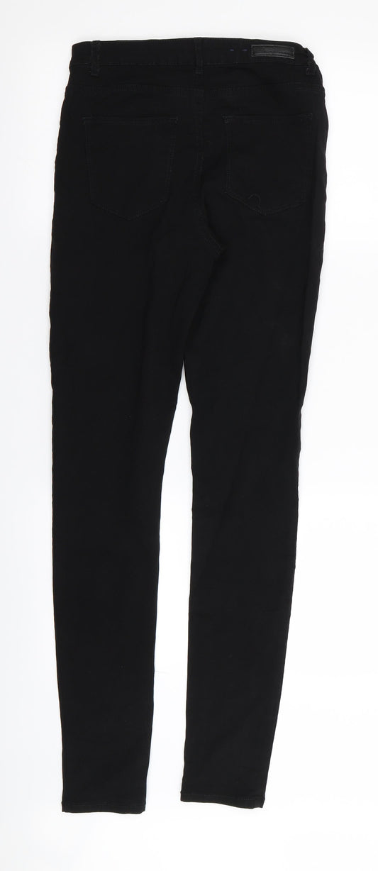 Pieces Womens Black Skinny Jeans Size M L31 in