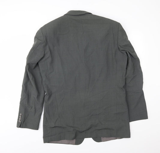 Strellson Mens Green Jacket Suit Jacket Size 44
