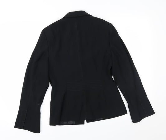 NEXT Womens Black Jacket Suit Jacket Size 10