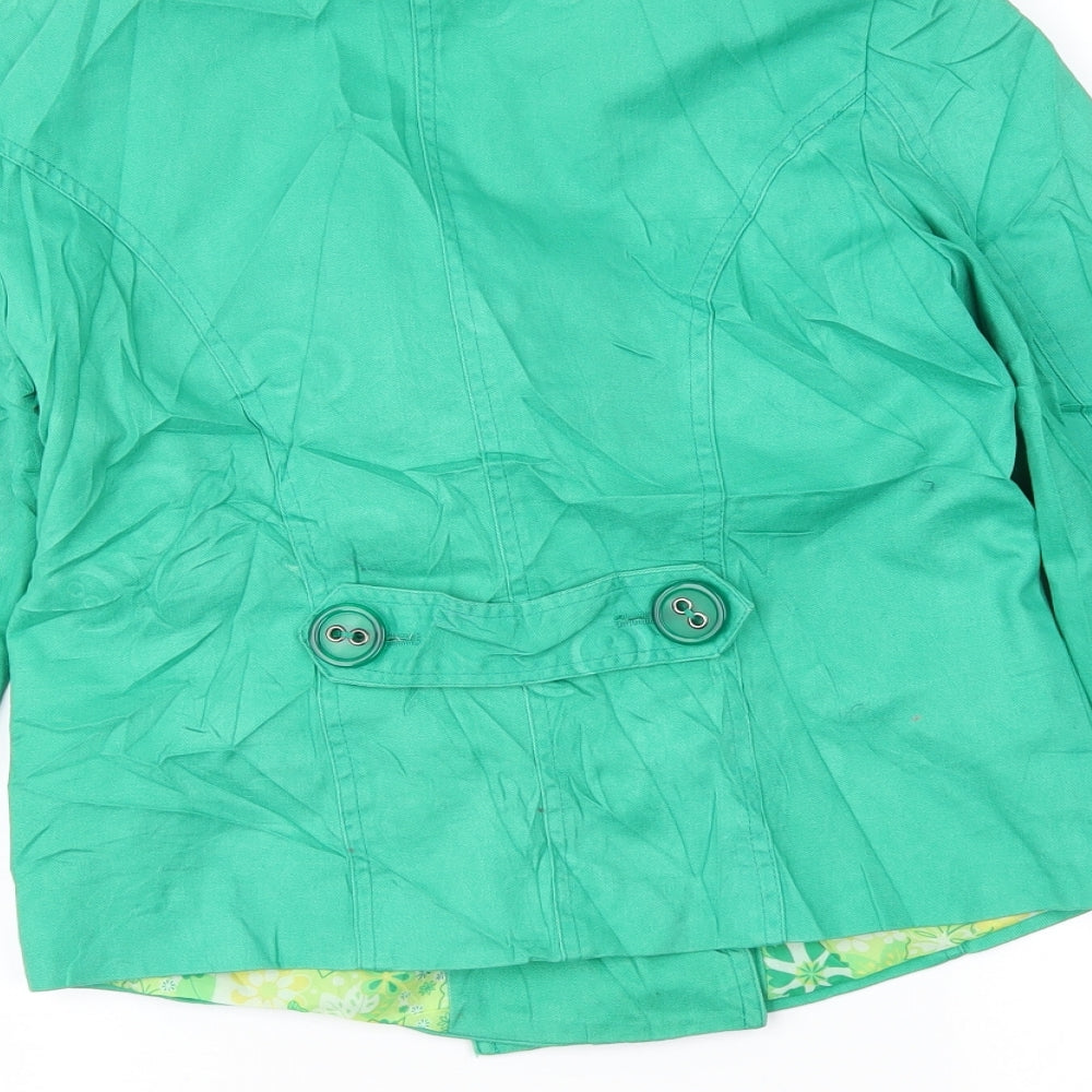 New Look Girls Green Jacket Size 12-13 Years