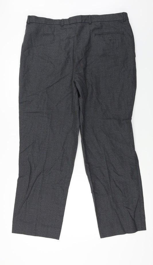 Preworn Mens Grey Trousers Size 41 in L26 in