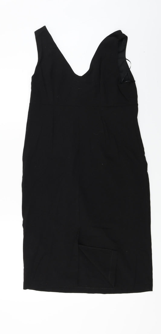 Wallis Womens Black A-Line Size 12