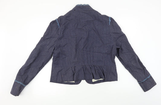 New Look Womens Blue Jacket Coat Size 16