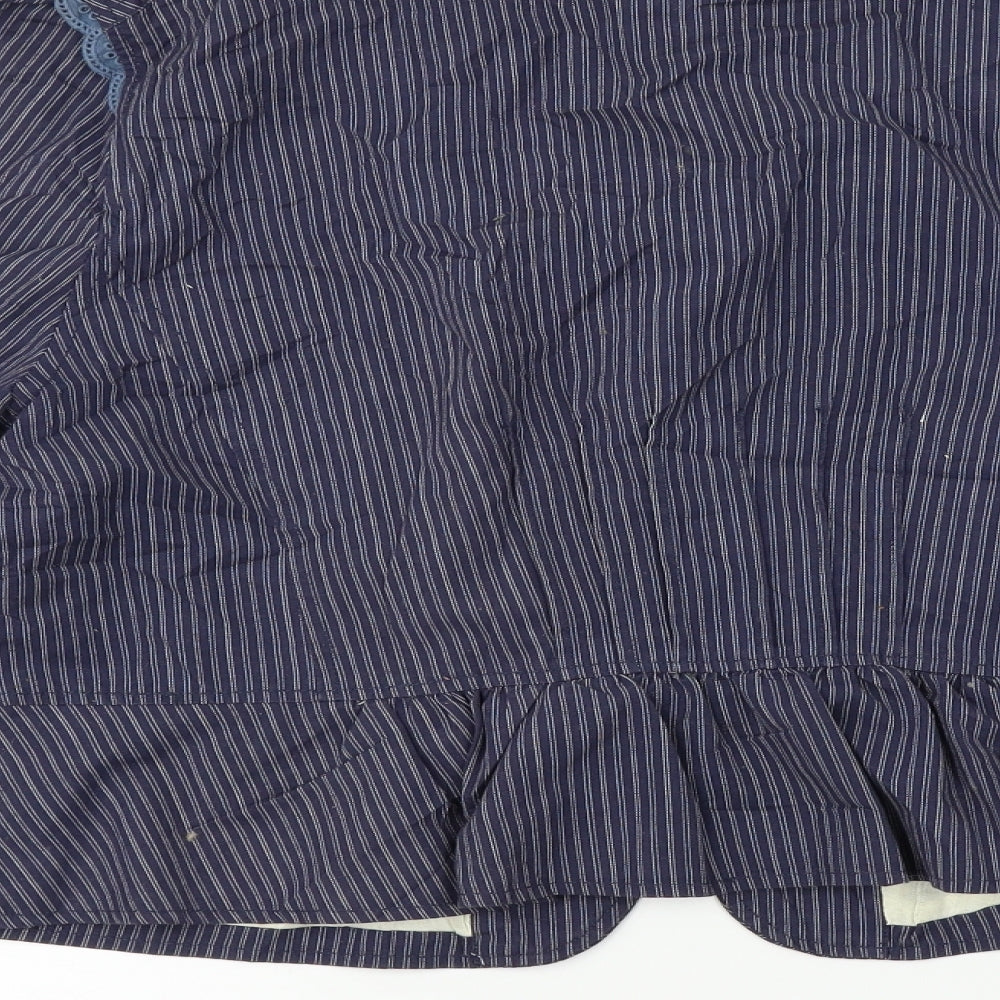 New Look Womens Blue Jacket Coat Size 16
