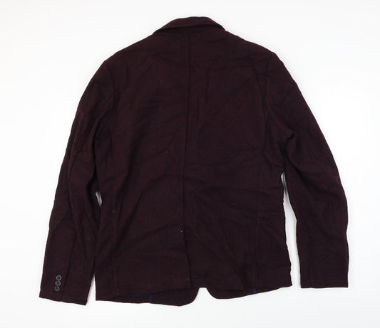 Armata di Mare Womens Purple Jacket Coat Size XL