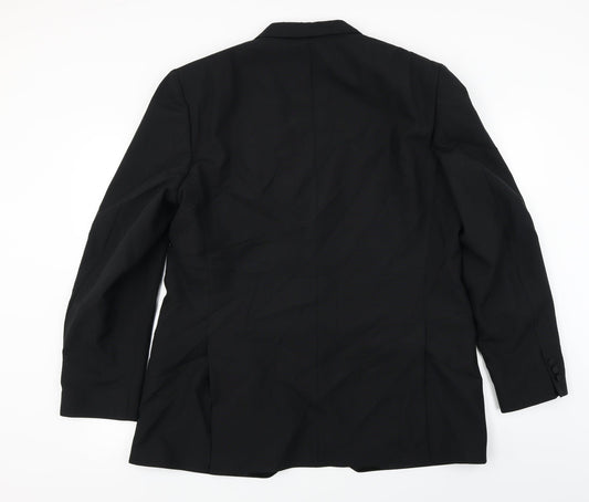 Chatsworth Mens Black Jacket Blazer Size 44