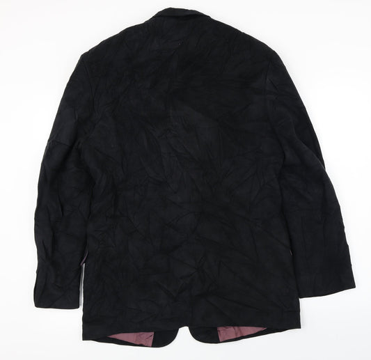 Wilson Mens Black Jacket Blazer Size 38