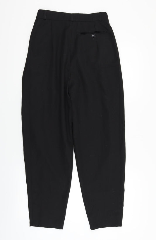linge chouvati Womens Black Trousers Size 10 L28 in