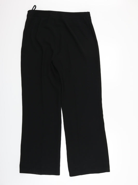 Principles Womens Black Trousers Size 14 L29 in