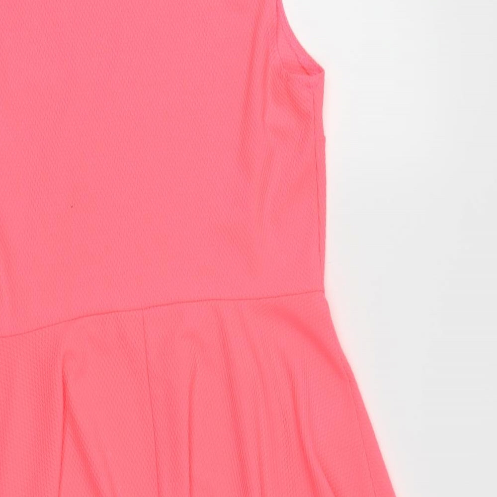 New Look Womens Pink Fit & Flare Size 14