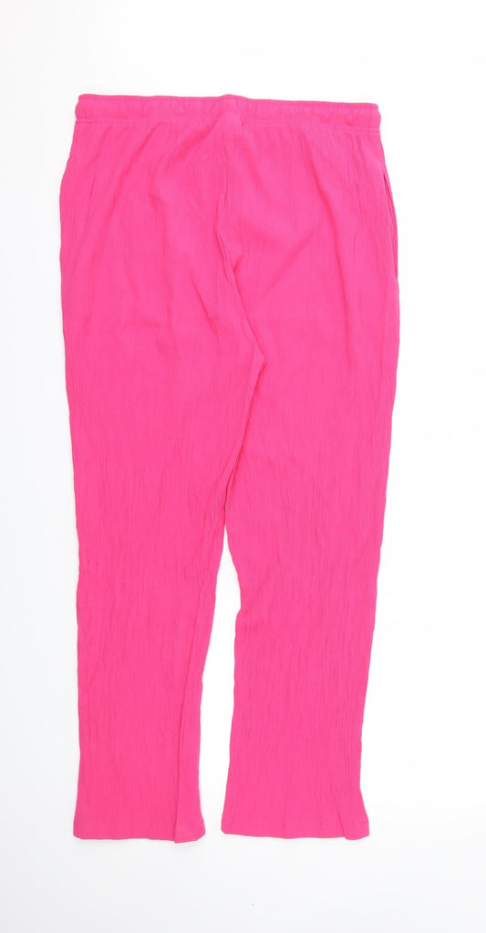 Damart Womens Pink Jogger Trousers Size 20 L27 in - Stretch waistband