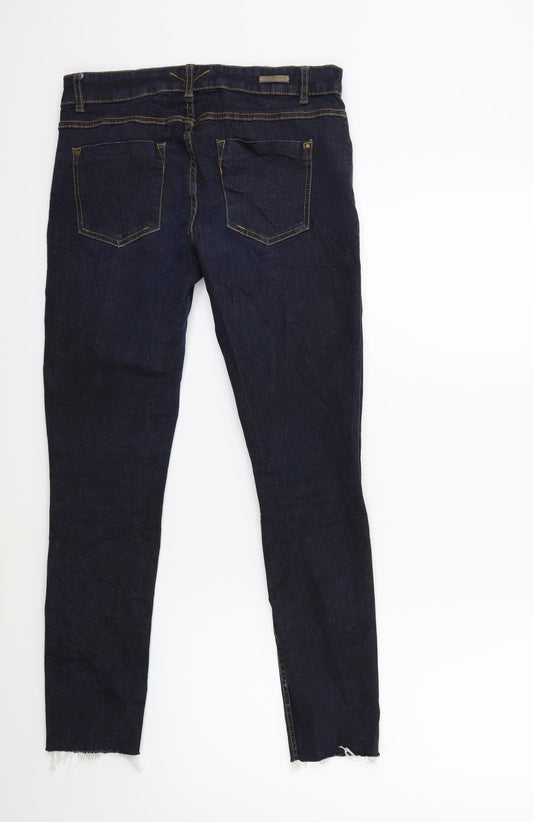 Promod Womens Blue Denim Skinny Jeans Size 28 in L26 in