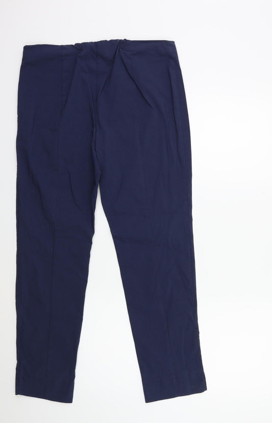 Charles Vogele Womens Blue Trousers Size 18 L27 in