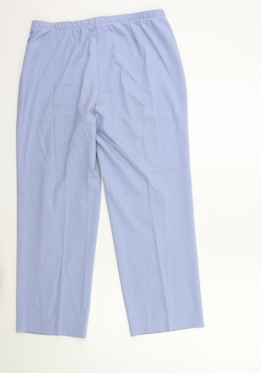Preworn Womens Blue Trousers Size 32 in L28 in