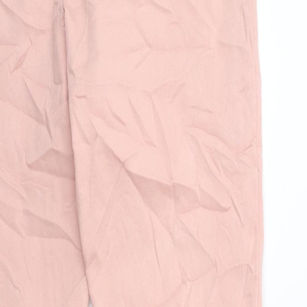 Denim & Co. Womens Pink Denim Skinny Jeans Size 8 L28 in