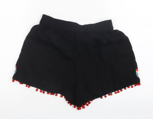 Primark Womens Black Boyfriend Shorts Size 8