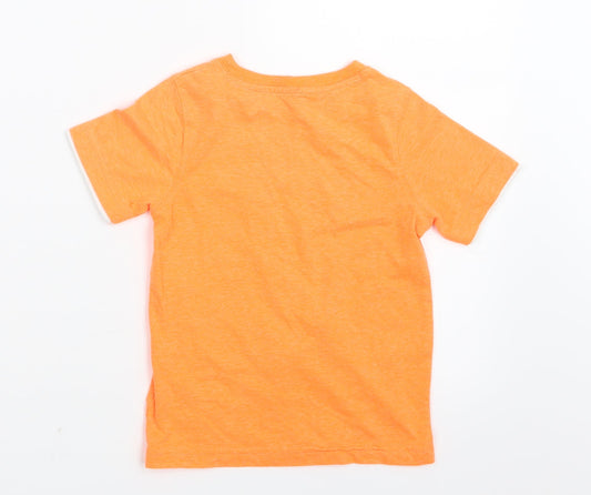 Mothercare Boys Orange Basic T-Shirt Size 3-4 Years