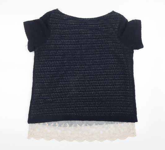 NEXT Womens Blue Basic T-Shirt Size 12