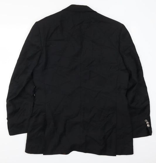 NEXT Mens Black Jacket Suit Jacket Size 40