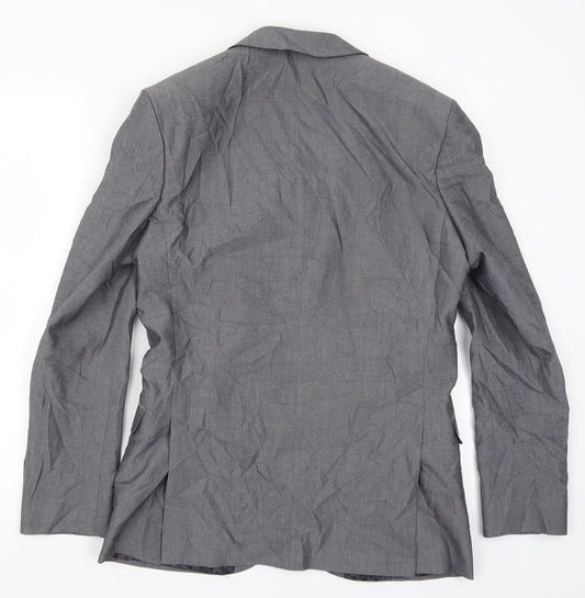 Limehaus Mens Grey Jacket Suit Jacket Size 36
