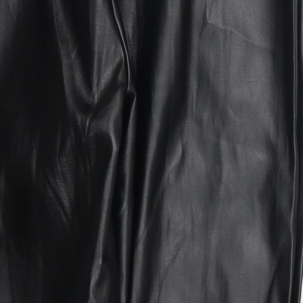 Missguided Womens Black Trousers Size 6 L26 in