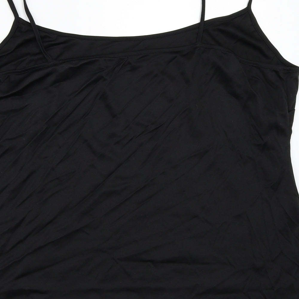 Dorothy Perkins Womens Black Basic Tank Size 22