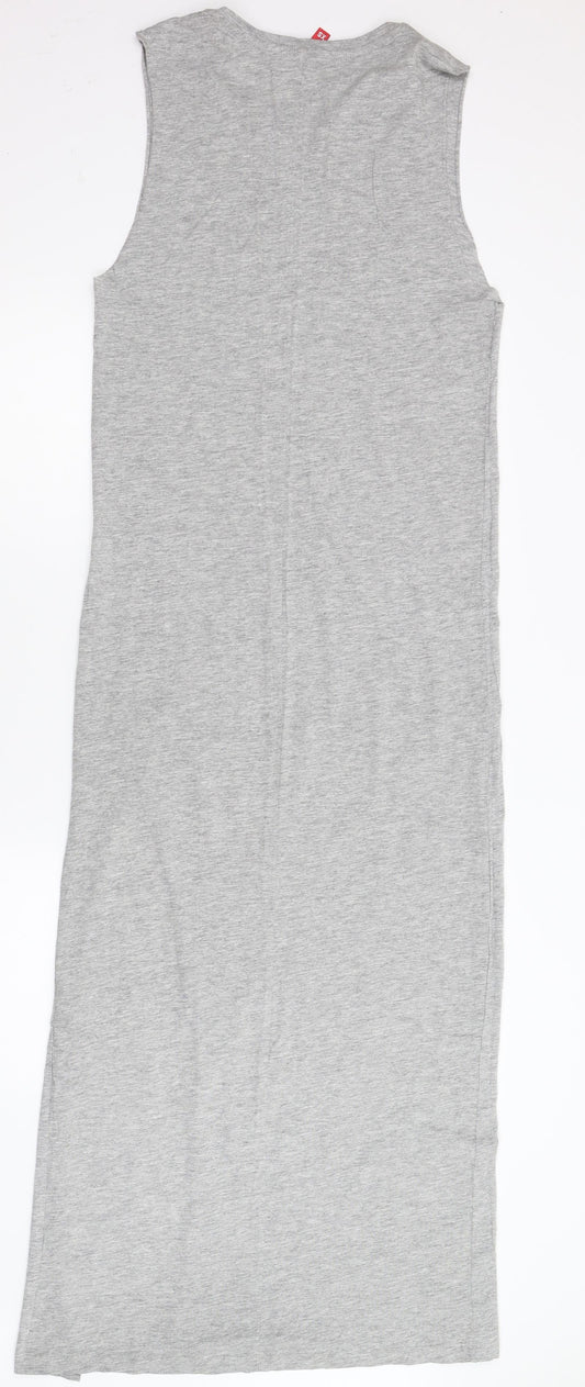 Divided Womens Grey T-Shirt Dress Size XS
