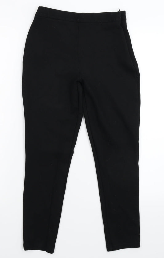 Marks and Spencer Girls Black Capri Trousers Size 12-13 Years