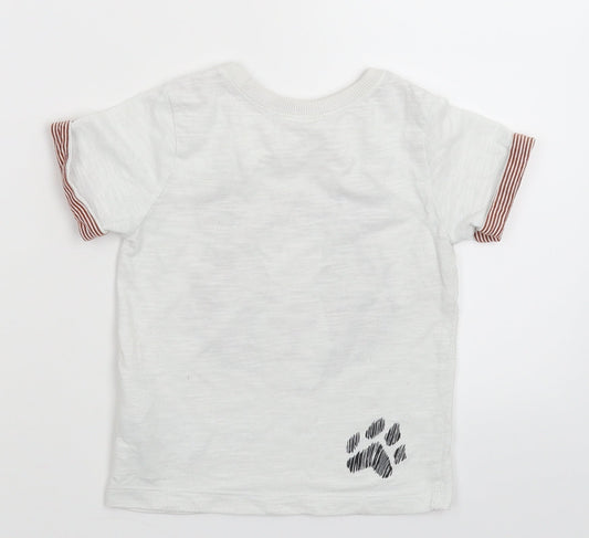 Rorie Whelan Boys White Basic T-Shirt Size 2-3 Years
