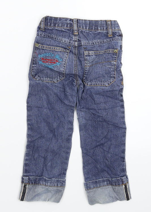 MYC Boys Blue Denim Straight Jeans Size 3 Years