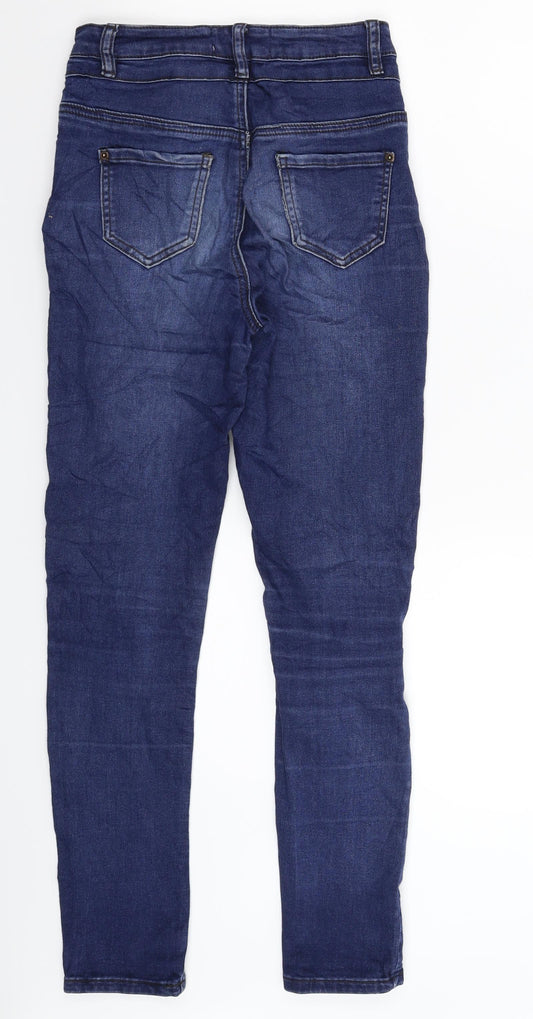 New Look Girls Blue Denim Skinny Jeans Size 12 Years