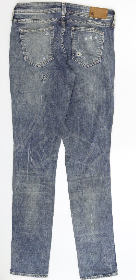 H&M Womens Blue Denim Skinny Jeans Size 27 in L33 in