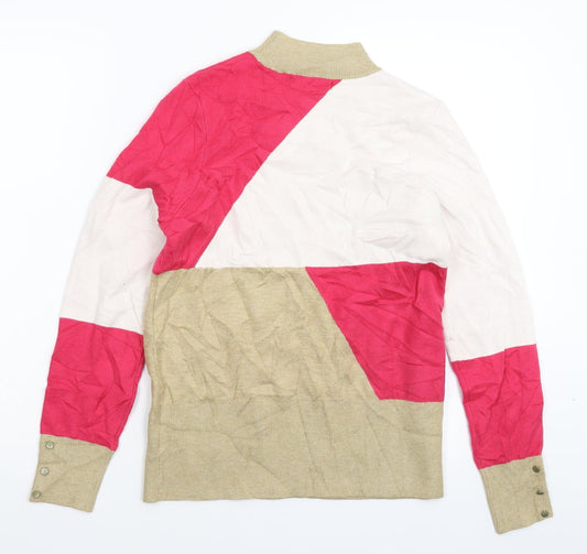 Marks and Spencer Womens Multicoloured Knit Pullover Jumper Size 12