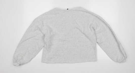 New Look Womens White Pullover Jumper Size S