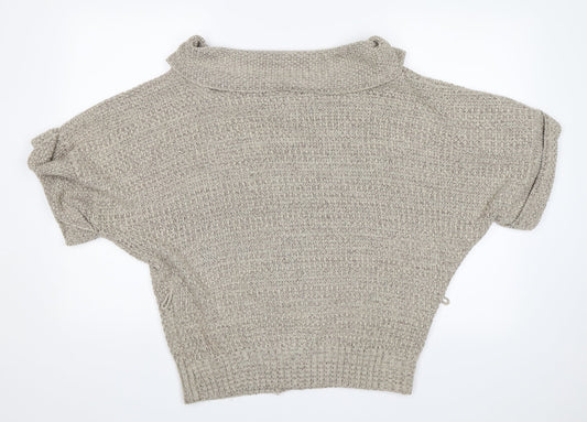 River Island Womens Beige Cardigan Jumper Size 14