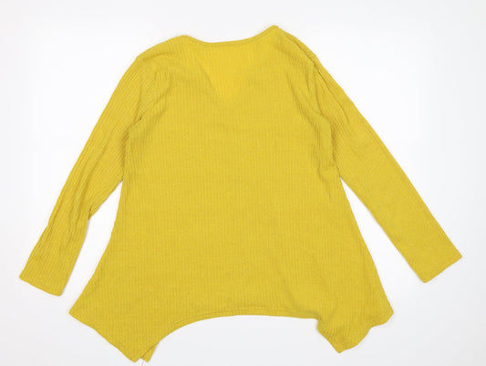 Preworn Womens Yellow Pullover Jumper Size S