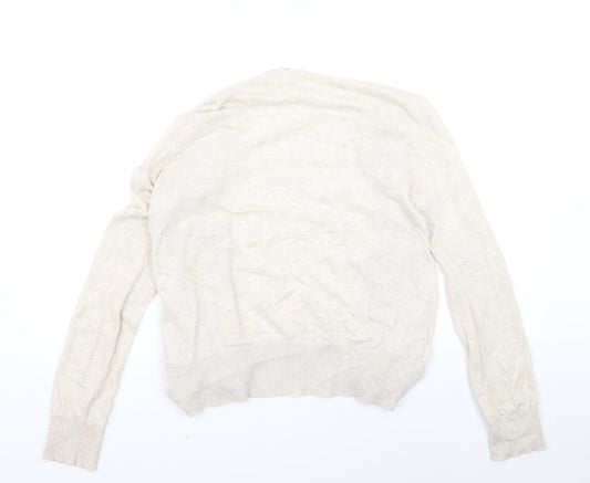 Forever Womens Beige Cape Jumper Size M - m