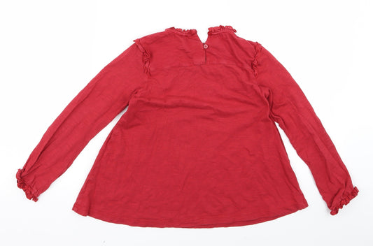NEXT Girls Red Ramie A-Line Size 8 Years