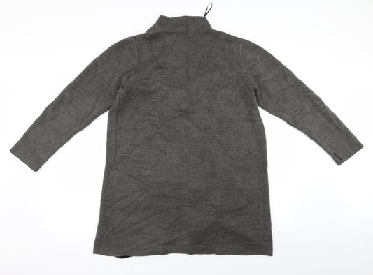 roamn Womens Grey Cardigan Jumper Size 14
