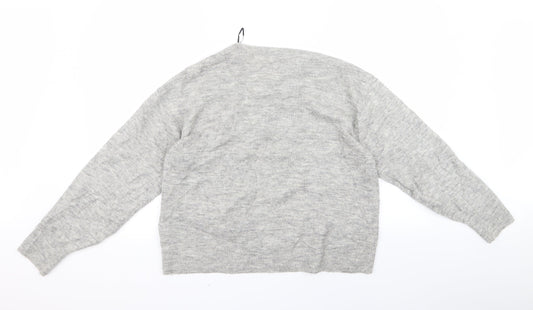 H&M Womens Grey Pullover Jumper Size S