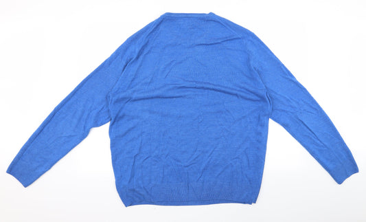 Preworn Womens Blue Cardigan Jumper Size 2