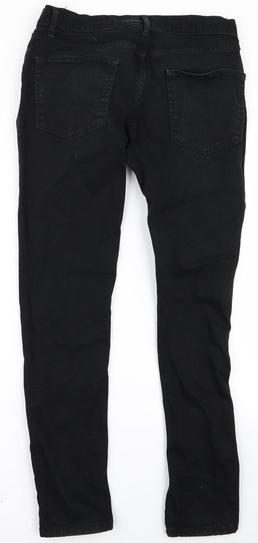 Topman Womens Black Skinny Jeans Size 32 L32 in
