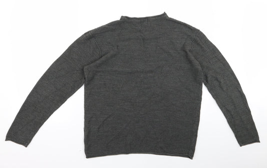 H&M Womens Grey Pullover Jumper Size M