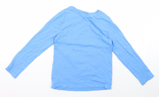 H&M Boys Blue Basic T-Shirt Size 10 Years