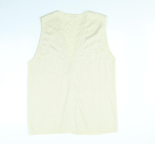 Noughts & Croxxes Womens Beige Gilet Jacket Size L