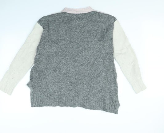 m&s Womens Multicoloured Pullover Jumper Size M