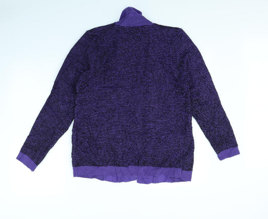Lizzi Clarke Womens Purple Jacket Size L