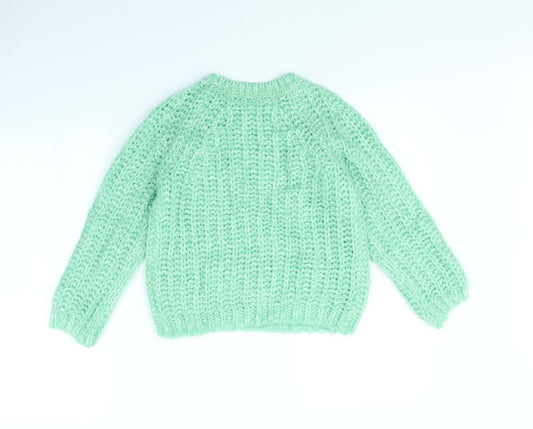 NEXT Girls Green Pullover Jumper Size 9 Years