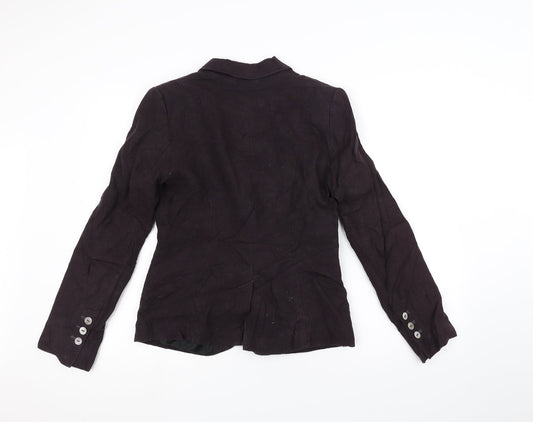 H&M Womens Purple Jacket Size 10
